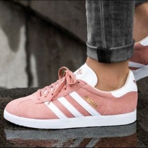 Pink Adidas Gazelle Sneakers